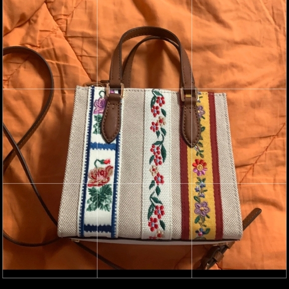 NWOT.    Tory Burch Emerson Patchwork Micro Satchel - Picture 5 of 5